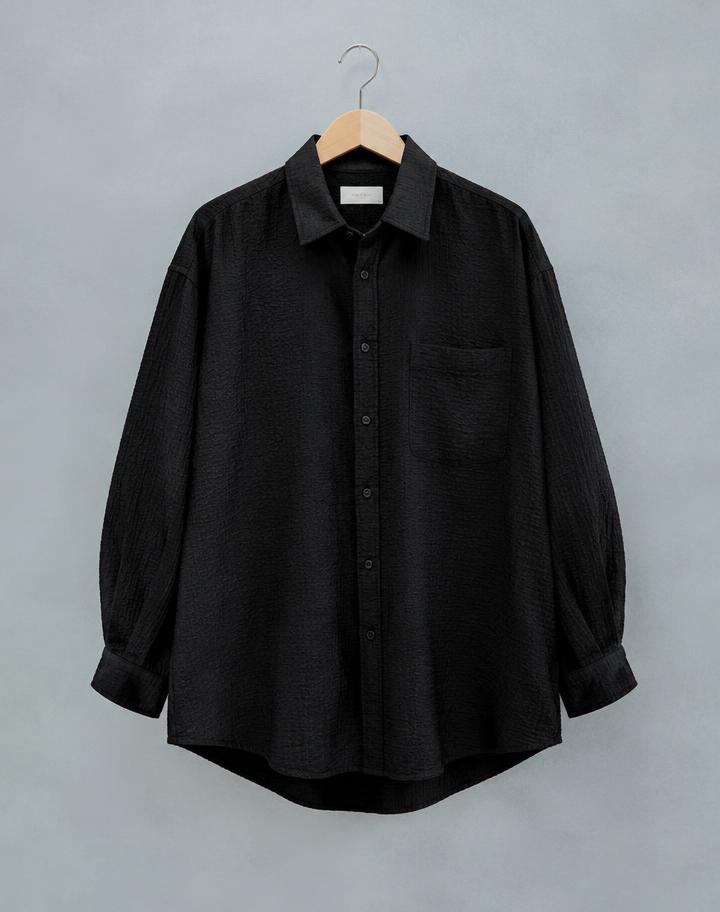 Textured Oversized Shirt