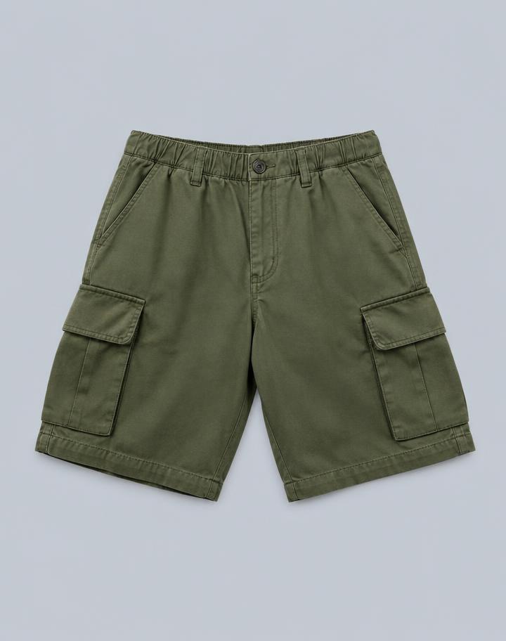 Olive Cargo Shorts